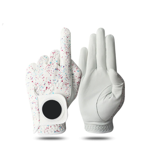 Novedades Guantes de golf con marcador de bola magnética Hombres zurdos Durable Cabretta Guante de golf de cuero para unisex - Product Image 1
