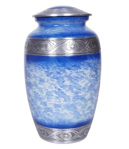 Urne de crémation classique en aluminium, gravée, de haute qualité, décoration intérieure - Product Image 3