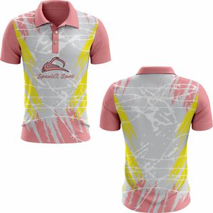 Polo de manga corta colorido completo de alta calidad al por mayor, Polo personalizado para hombre - Product Image 6