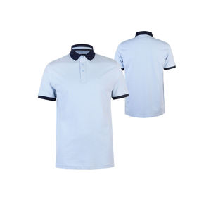 เสื้อยืดแขนสั้นลำลองสำหรับผู้ชายเสื้อโปโลผ้าฝ้าย100% ยุโรปอเมริกันสไตล์กีฬาล่าสุด2025ฤดูร้อน - Product Image 4