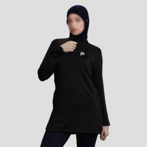 Traje de Baño Islámico Musulmán para Mujer, Diseño 2025, Spandex/Poliéster, con Hiyab, Tallas Grandes, Ropa de Playa - Product Image 3