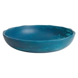 Dernières conceptions de plateaux de service de petite et grande taille, design en marbre, bol de qualité supérieure, assiettes à salade en résine pour la maison et les hôtels - Product Image 1