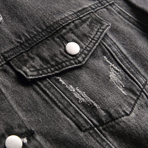 Chaquetas personalizadas de Primavera al por mayor para hombre, chaquetas para hombre, chaqueta para hombre, producto transpirable y cómodo, chaqueta vaquera - Product Image 4