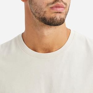 T-Shirt à manches courtes 2022 coton unisexe, couleur unie, col rond, vente en gros, haute qualité, meilleur prix, 100% - Product Image 3