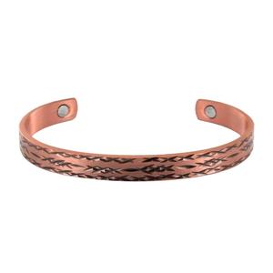 Pulseras magnéticas de cobre puro sólido con cruz cristiana ajustable de diseño fabuloso para hombres y mujeres para brazaletes de moda - Product Image 4