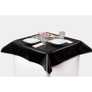 Mantel Negro Alba Plus Extrafabric de 160x160cm, Adaptado para 156x156cm, B2B - Product Image 1
