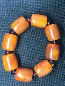 Long Beaded Gemstone Bangle Natural Lapis Lazuli Long Bead Shape beads jewelry Bangle natural good quality - Product Image 6