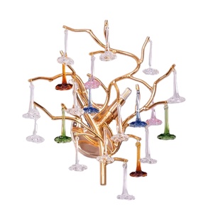 Lampe murale de style français, design élégant, en cristal, pour salon, chambre, éclairage décoratif pour la maison - Product Image 1
