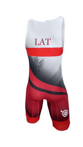 Singlet Deportivo Liso de Lucha Libre para Hombres Adultos, Entrenamiento, Spandex/Algodón 220g, Alta Calidad, Personalizable, Marca Privada, Color Personalizado - Product Image 5