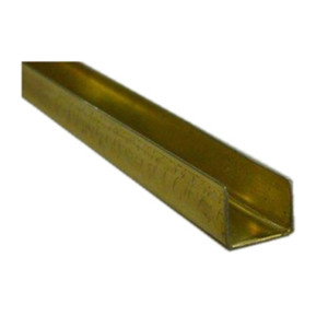 Canalino in Acciaio Ottone Art. 10,5x9 mm 207 Ml.2 - Product Image 1