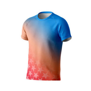 Men's Casual Summer O-Neck <b>T</b>-<b>Shirt</b> High Quality Waffle Sublimated Light Color Breathable Quick Dry Plus Size Reasonable Price - Product Image 4