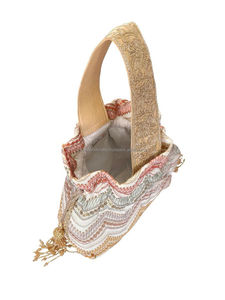 Indian Handmade Rajasthani Drawstring Potli <b>Bags</b> for Wedding Gift Returns Gifts Coin Purse for Women and <b>Girls</b> by LUXURY CRAFTS - Product Image 4