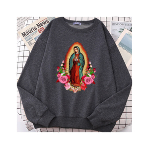 Otoño hombres personalizados Hip Hop Streetwear con capucha cuello redondo sudadera fuera del hombro impresión Digital bordado poliéster - Product Image 1