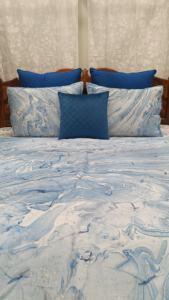 Juego de edredón reversible marino de otoño 100% gasa de algodón hecha a mano transpirable 92 'X 88' relleno de Polyfill - Product Image 4