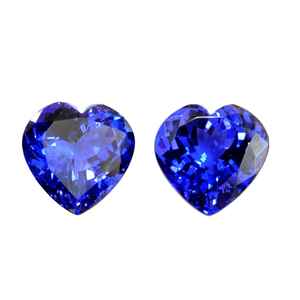 Color D tanzanita en forma de corazón 5X5MM tamaños libres 3A calidad tanzanita diciembre piedra natal fabricación de joyas tanzanita azul oscuro OEM - Product Image 2