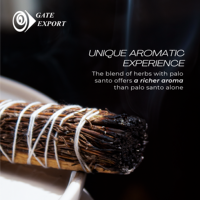 Venta caliente 4 pulgadas Natural Palo Santo Rosemary Smudge Sticks de Perú a precio al por mayor