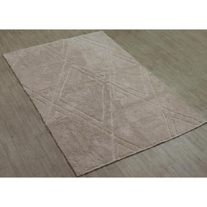 พรมทอผ้าฝ้ายคุณภาพสูง ลายโอเวอร์ทัฟท์ เป็นมิตรกับสิ่งแวดล้อม ซักได้ เหมาะสำหรับห้องนอนและห้องรับประทานอาหาร - Product Image 2