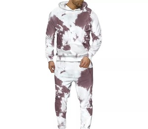 Bon marché, survêtements Tie Dye pour hommes, confortables, sur mesure, anti-rides, survêtement Tie Dye respirant pour hommes avec un style unique - Product Image 3