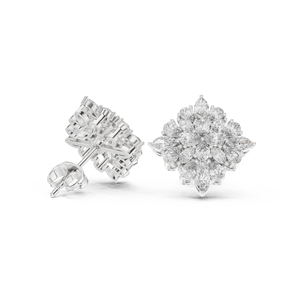 Luxury Quality Jewelry Wholesale Filigree Earrings Diamond VVS1 Woman Engagement 925 <b>Silver</b> Mossanite Earrings <b>Stud</b> - Product Image 6