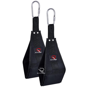 Sangles abdominales suspendues en nylon Gym Reaper, légères, antidérapantes, pour l'entraînement des abdominaux et le renforcement du tronc, accessoires pour machines à câble - Product Image 1