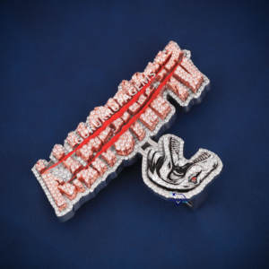 สร้อยคอเพชรโมอิสสีเงินสเตอร์ลิง925ใสแบบมี VS1ฮิปฮอปออกแบบได้ตามต้องการ - Product Image 4