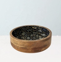 Planche à découper en bois de manguier naturel écologique, style art indien exotique, idéale pour la cuisine, la découpe, la décoration de Noël et comme plateau.