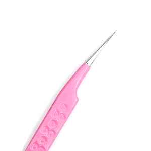 Pinzas para Extensión de Pestañas con Estilo Hello Kitty, Puntas de Fibra de Acero Inoxidable, Herramientas Duraderas para Extensión de Pestañas - Product Image 3