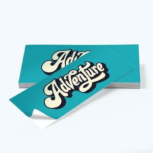 OEM Removable Advertising & Branding Bumper Decal Manufacturer Custom Car Bumper Vinyl Stickers Waterproof UV Resistant Vehicle - Product Image 3