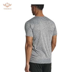 Vente en gros 100% pur coton T-Shirt surdimensionné lourd impression personnalisée mode décontracté à manches courtes col rond avant Logo grande taille tricoté - Product Image 4