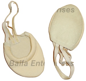 Half Sole Dance Rhythmic Gymnastic Toe Shoes Microfiber Lyrical Half Toe Shoes Half Shoes - Product Image 5