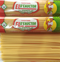EL-DEAUCTOR Macaroni et Spaghetti de blé dur riches en protéines de qualité supérieure 1,2 mm |   450g |   Emballage en vrac en boîte |   Certifié Halal |   Égypte