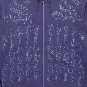 High Quality <b>Men's</b> Denim Tears <b>Hoodie</b> 100% Cotton Terry <b>Oversize</b> Pullover <b>Hoodie</b> Winter <b>Men</b> Rhinestone <b>Hoodie</b> <b>for</b> Casual Wear - Product Image 5