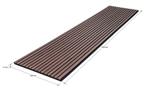 แผ่นไม้ MDF ไม้โอ๊คเนื้อรมควันกันน้ำเป็นมิตรกับสิ่งแวดล้อมสำหรับอาคารสำนักงานกันเสียงเส้นใยโพลีเอสเตอร์ - Product Image 5