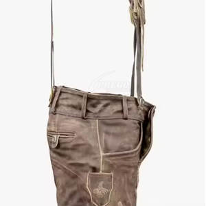 New Arrival High Quality Leather <b>Lederhosen</b> <b>Women</b> Custom Bavarian <b>Lederhosen</b> 2025 Custom Colour - Product Image 4