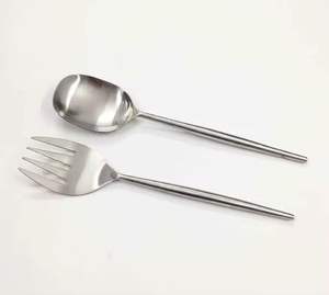 Ensemble de serveurs à salade en acier inoxydable plaqué or avec produit de la meilleure qualité Vente à chaud d'accessoires de cuisine - Product Image 2