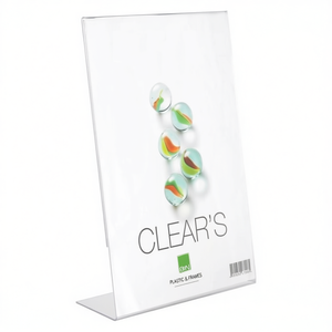 PHOTOFRAMES CLEAR's Transparent PCLEAR01VT04 Vertical <b>Plastic</b> <b>Frame</b> (13x18cm) for Bubola & Naibo - Product Image 2