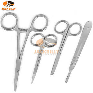 Minor Surgery Set Premium Stainless Steel Surgical Instruments Kit with BP Handle Includes Surgical <b>Scissors</b> Medic Instruments - Product Image 3