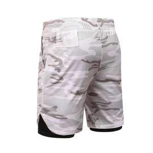 New Arrival Unique Design Men Mesh Double <b>Layer</b> Shorts Custom Logo Men Workout Double <b>Layer</b> Shorts For Sale - Product Image 2