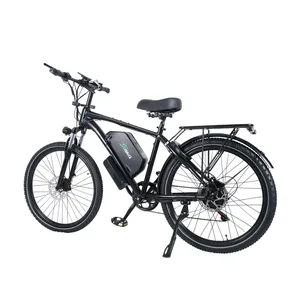 จักรยานไฟฟ้า City M6 พร้อมมอเตอร์ 48V 500W และเบรกไฮดรอลิก แบตเตอรี่ลิเธียมแบบรวมขนาด 25Ah ล้อ 27.5 นิ้ว มีสินค้าในสต็อกที่สหราชอาณาจักร - Product Image 4