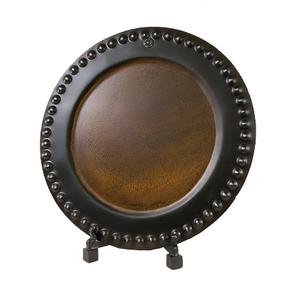 Assiettes en métal brillantes pour la restauration, la cuisine, le service, les ustensiles de table, les assiettes de présentation, les plateaux de service alimentaire, les plateaux brillants - Product Image 2