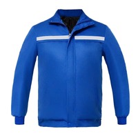 Overol de Trabajo para Hombre, Invernal, Cálido, con Certificación CE, Resistente al Viento, con Franjas Reflectantes Plateadas FR, Impresión por Transferencia de Calor, Poliéster, para Construcción