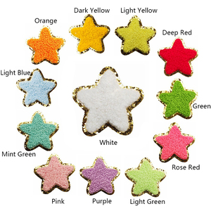 แพทช์ปักลายดาวแบบส่วนตัว ปี 2026 พร้อมออกแบบโลโก้ รีดติดเสื้อผ้า หมวก ด้วยเทคนิคการพิมพ์สำหรับงานกราฟิก ของที่ระลึก - Product Image 1