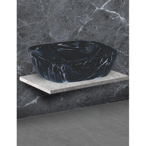 Meilleure qualité 100% lavabo à main en céramique blanche dernière arrivée dessus de table ovale largement utilisé pour la maison et l'hôtel - Product Image 1