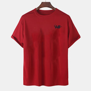 Camisetas de Hombre con Logotipo Personalizado, Cuello Redondo, Corte Regular, Manga Corta, Poliéster/Algodón, Ecológicas y Transpirables, Más Vendidas - Product Image 1