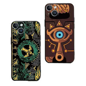Cool the Legend Zelda pour iPhone 7Plus 11Pro 14Plus Coque de téléphone portable rigide en PC, Coque arrière artisanale givrée par sublimation - Product Image 1