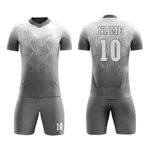 Maillot de football personnalisé en sublimation avec logo, manches courtes, survêtement 100 % polyester respirant, uniforme de football – Vente en gros usine - Product Image 3