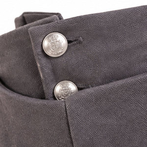 Pantalón Clásico Estilo Napoleónico, Inspirado en el Período de la Guerra, de Lona Recta, Ligero, Ecológico, con Costuras Impecables y Cintura Estructurada - Product Image 6