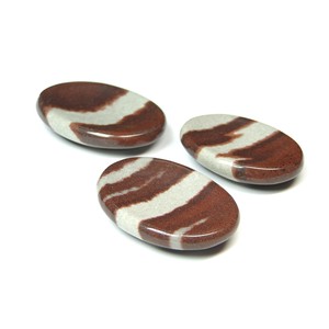 Crystal Thumb Narmada jaspe Curación natural 35x45.mm Worry Pocket Stone Crystal Thumb Gemstone Crystal Masaje Mayorista - Product Image 3