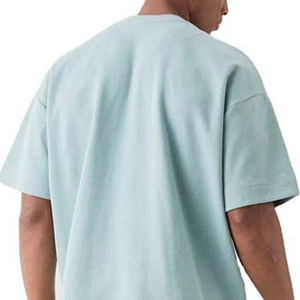 Ensemble d'été vintage pour homme sur mesure OEM, 270 grammes, poids lourd, 85% coton, 15% polyester, teinture éblouissante, respirant - Product Image 5