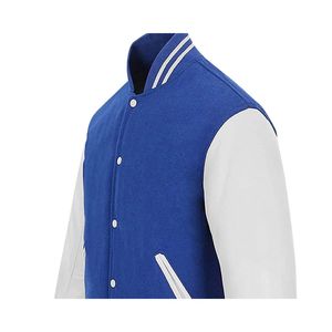 Blouson bombardier à col montant personnalisé pour hommes, variété cool, streetwear pour le logo de la façade du collège, de l'université et du lycée - Product Image 3